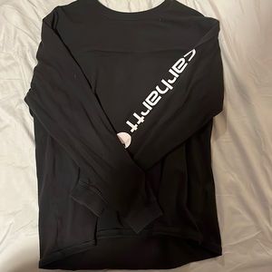 A black, Carhart long sleeve, size xL